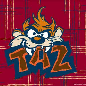 Looney Tunes Tasmanian Devil Bite Nintendo 2DS XL (2017) Skin